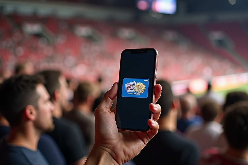 Scratch cards for fan engagement at sports events